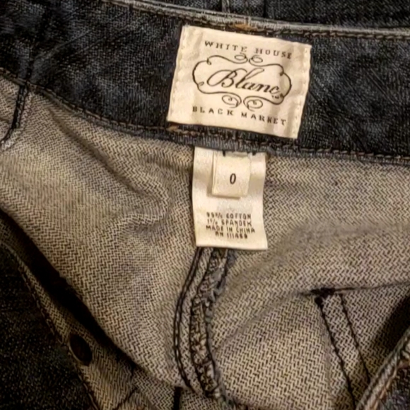 Vintage White House Black Market Mini Denim skirt - Picture 5 of 7